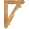 Ekena Millwork Balboa Arts & Crafts Rough Sawn Bracket, Western Red Cedar, 4"W x 22"D x 30"H BKT04X22X30BOA03RWR - alternate 4